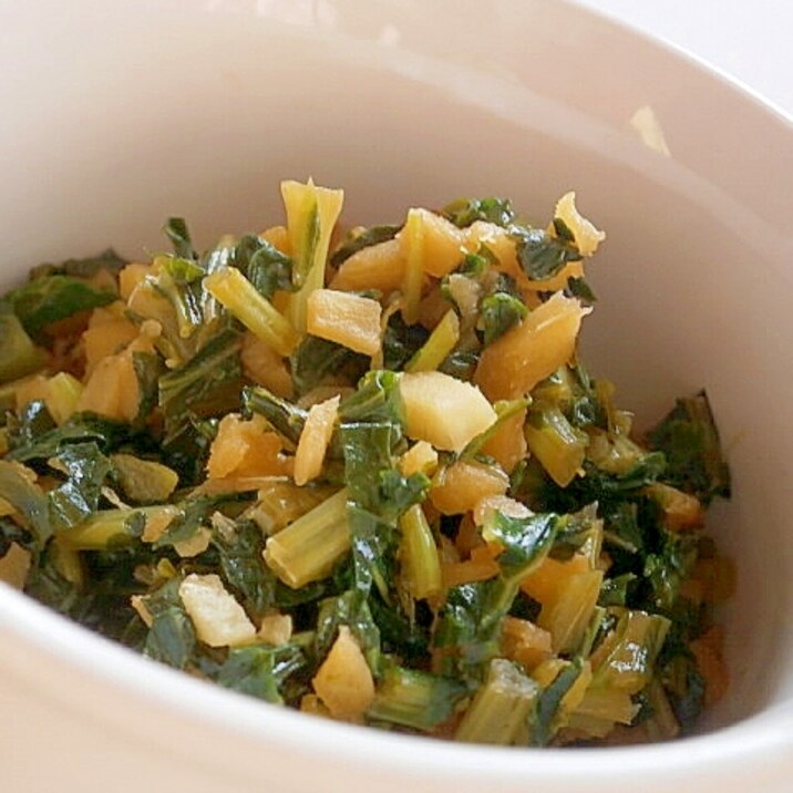 大根菜と生姜の佃煮 レシピ 作り方 By なな1151 楽天レシピ